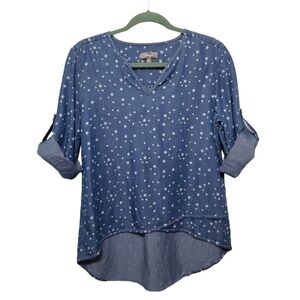 NEIMAN Marcus, women's top tunic star,  Size S